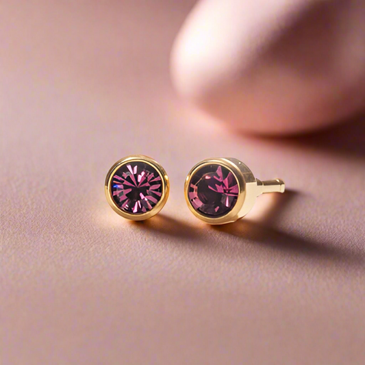 February – Amethyst Bezel Set 014